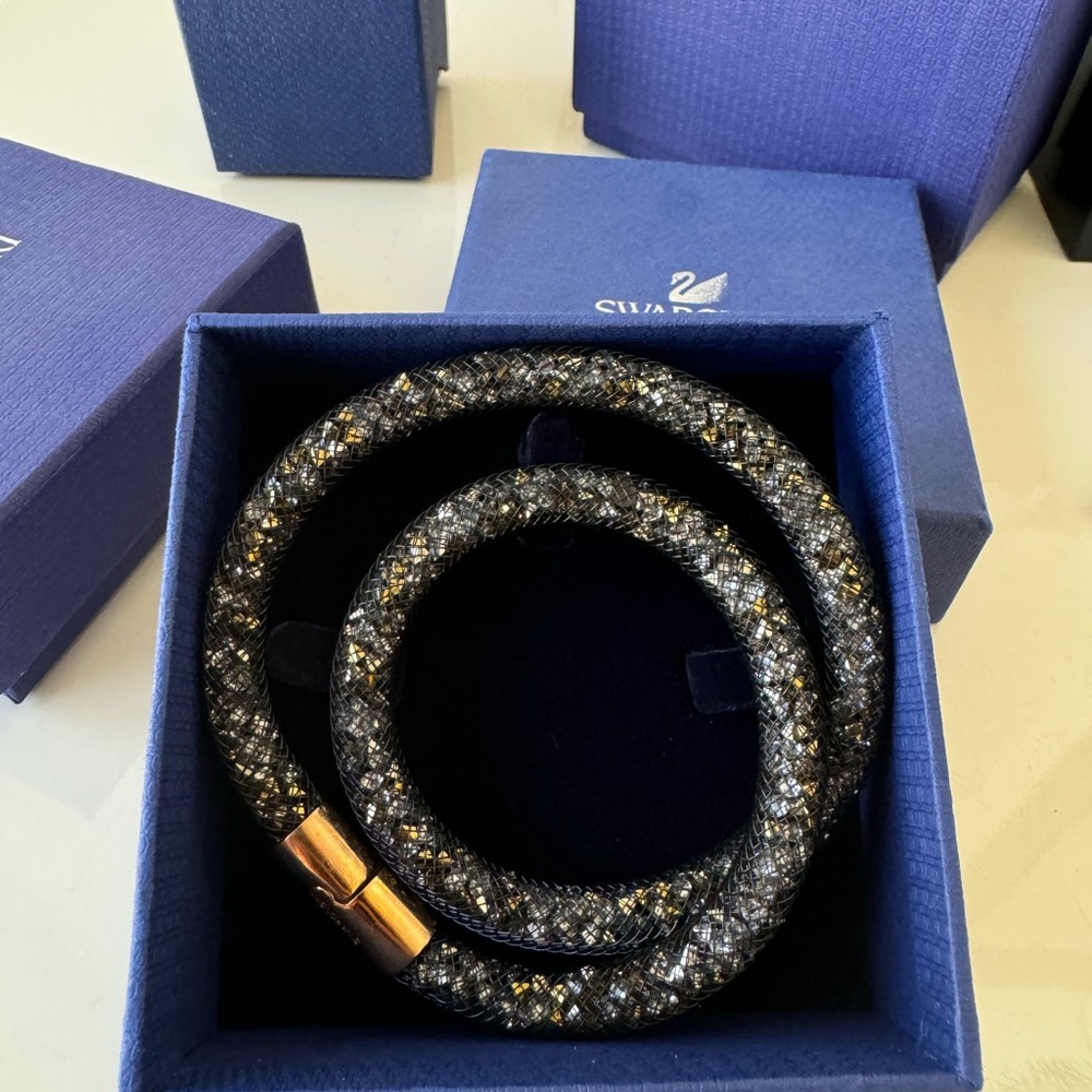 Swarovski Stardust Bracelet, Black